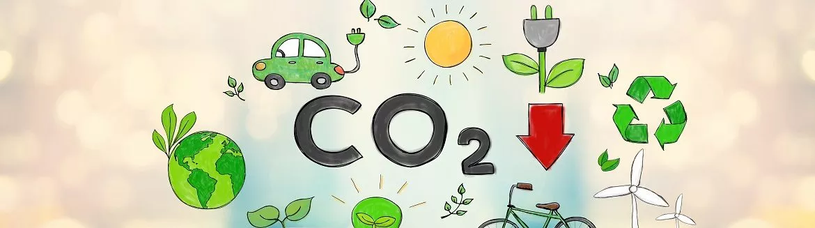 Illustration de divers modes de transport et nature environnante